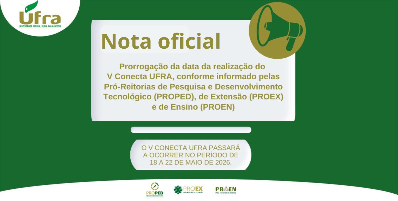 Nota Oficial - Conecta