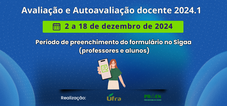 Avaliação e Autoavaliação da Docência 2024.1