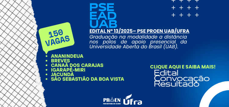 PSE - EAD/UAB EDITAL Nº13/2025