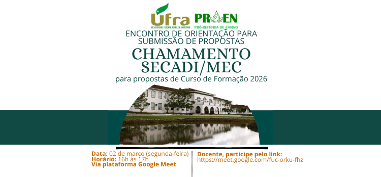 CHAMAMENTO SECADI/MEC 2026